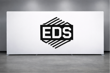 15ft x 8ft Tension Fabric Display Exhibition Backdrop - Straight