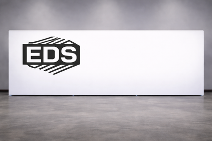 20ft x 8ft Tension Fabric Display Exhibition Backdrop - Straight