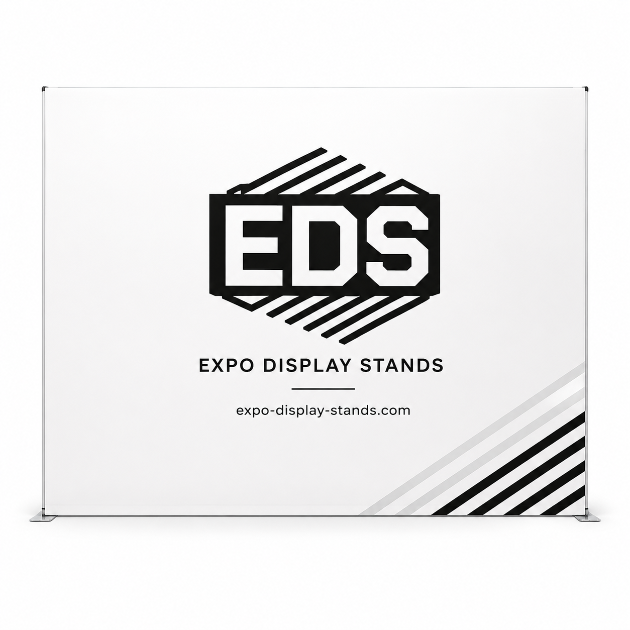 10ft x 8ft Tension Fabric Display Exhibition Backdrop - Straight