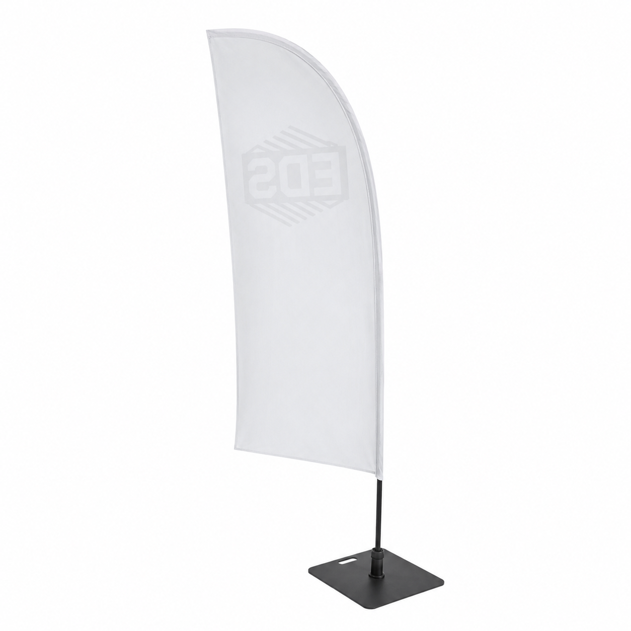 2.5m concave Flag - Single Sided Printing