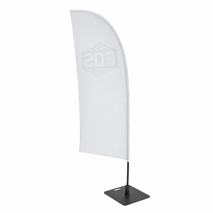 2.5m concave Flag - Single Sided Printing