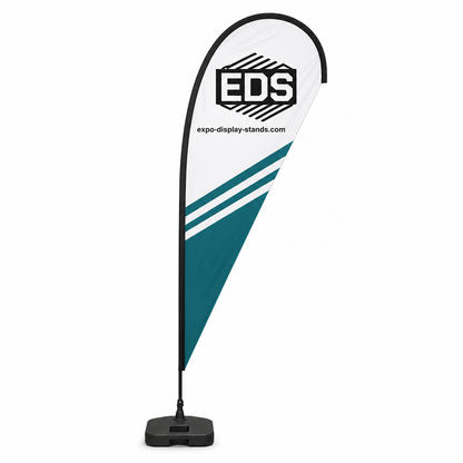 4m teardrop Flag - Single Sided Printing