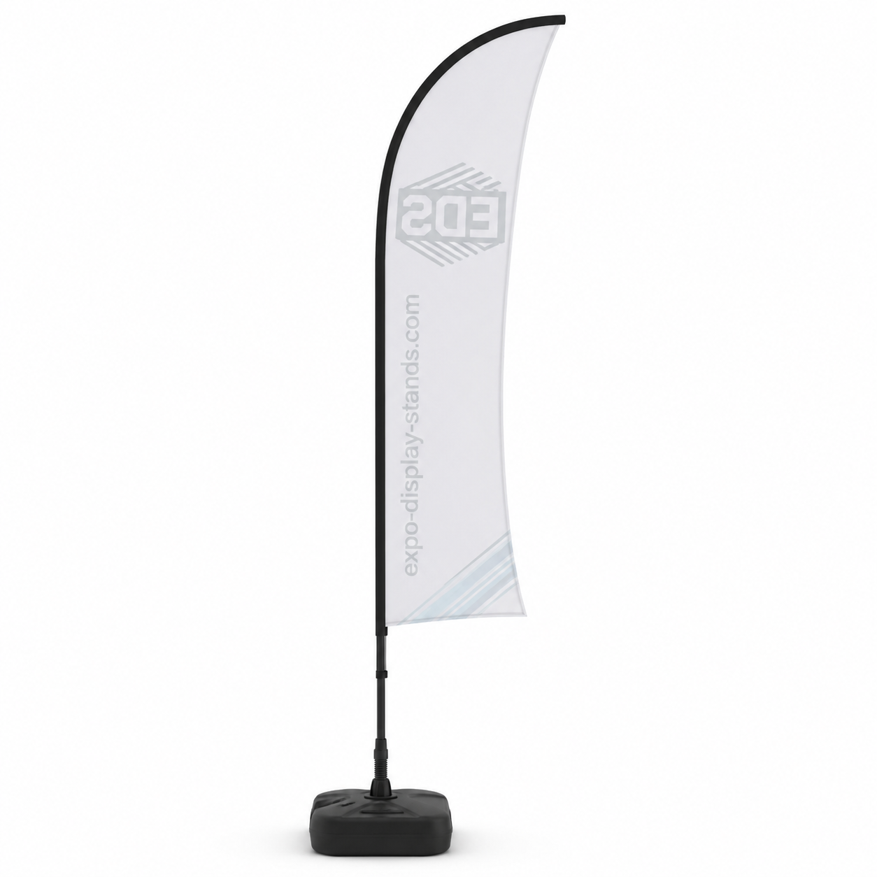 4.5m concave Flag - Single Sided Printing