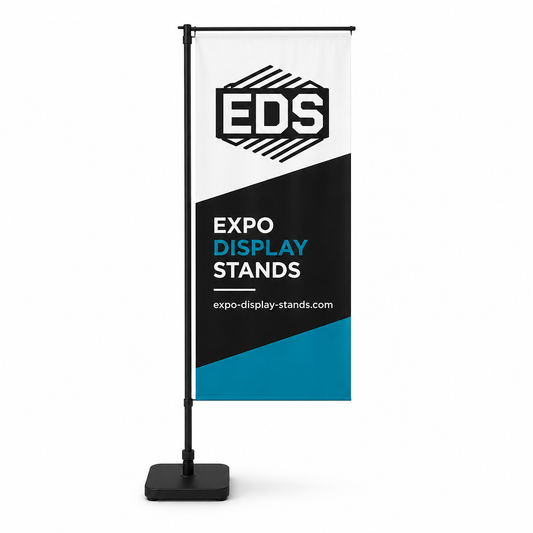 4m Rectangular Flag - Double Sided Printing