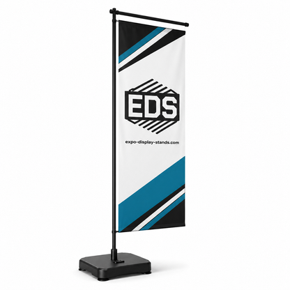 4m Rectangular Flag - Double Sided Printing