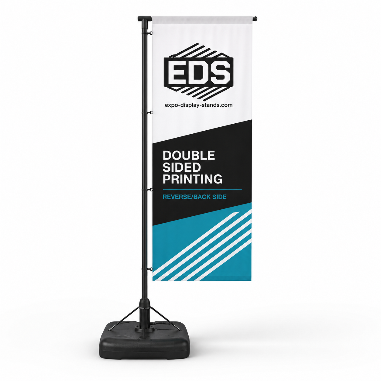 4m Rectangular Flag - Double Sided Printing