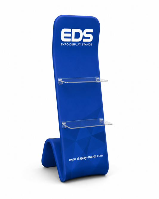 A4 Brochure Stand - 2 Shelves
