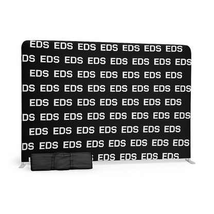 10ft x 8ft Tension Fabric Display Exhibition Backdrop - Straight