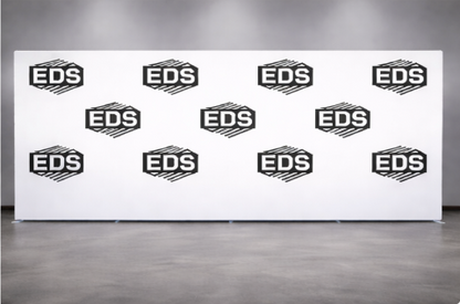 20ft x 8ft Tension Fabric Display Exhibition Backdrop - Straight